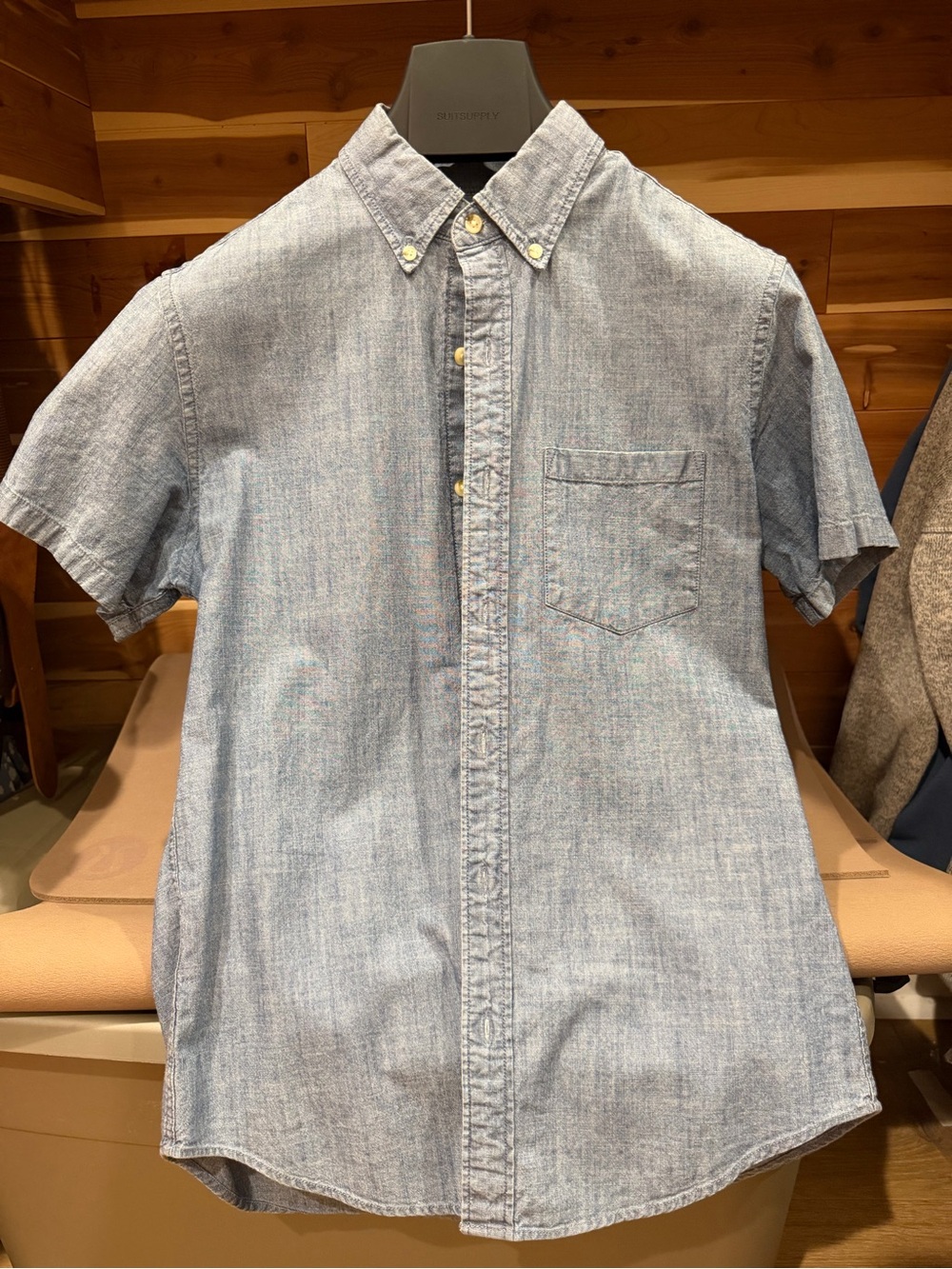 J. Crew - Light Blue Short-Sleeve Button-Down Shirt - Classic Casual